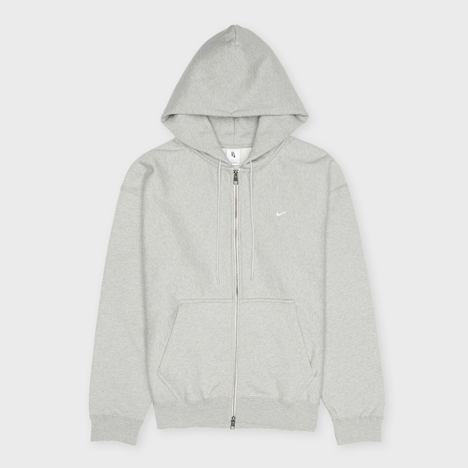 Nike   Solo Swoosh Full-Zip Hoodie grey 101220 1