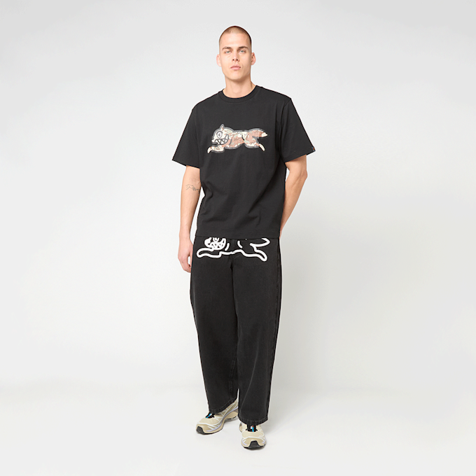 ICECREAM&nbsp; Running Dog Triple Scoop Denim Pant noir 101643 2