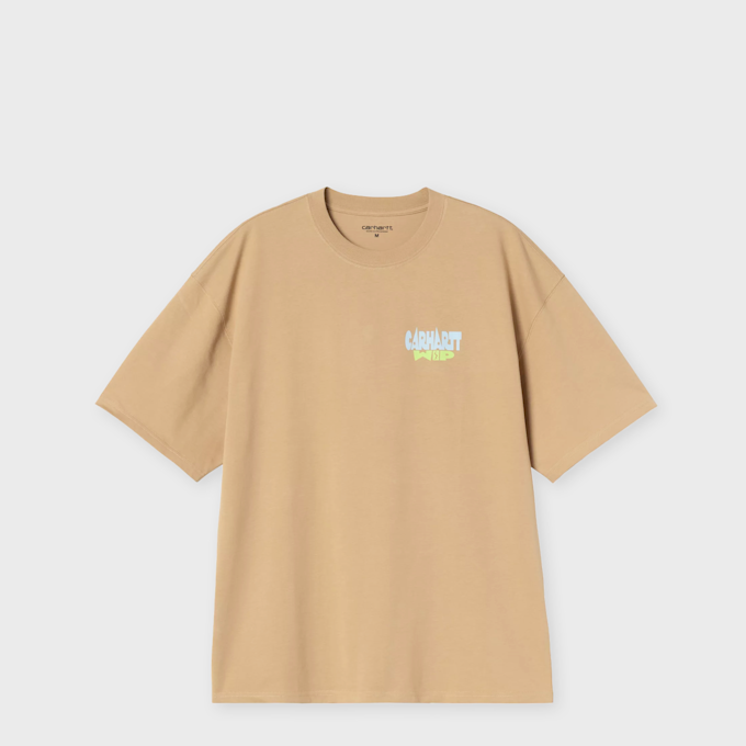 Carhartt WIP S/S Luggage Label T-Shirt brown 101877 1
