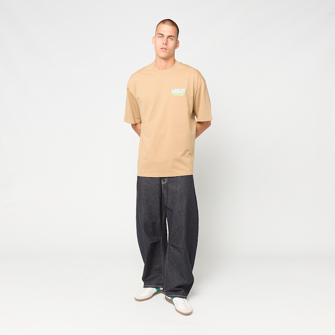 Carhartt WIP S/S Luggage Label T-Shirt braun 101877 2