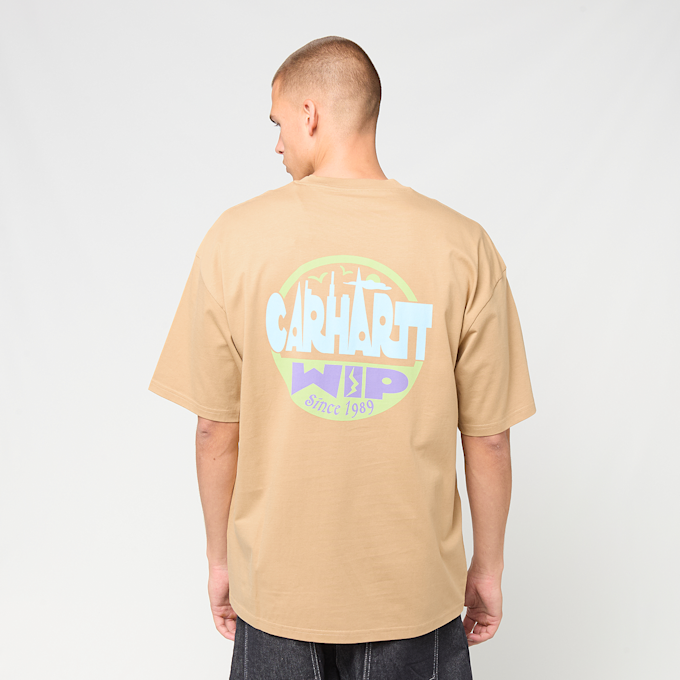 Carhartt WIP S/S Luggage Label T-Shirt braun 101877 4