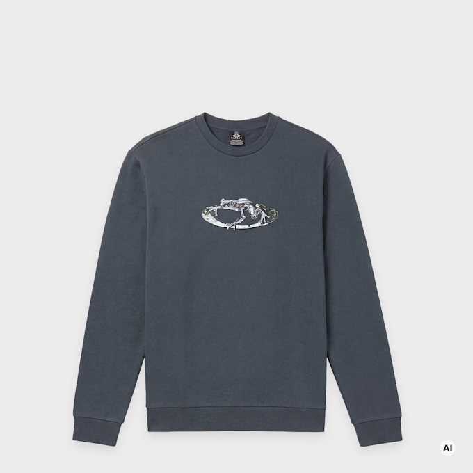 Oakley Animatronic Frog Crewneck gris 102397 1