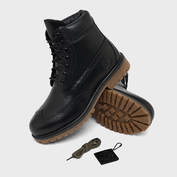 Timberland Premium 6 Inch Lace Up Waterproof Boot Full Grain black black 102631 7