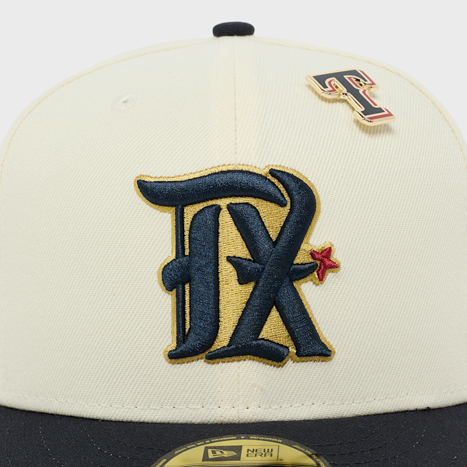 New Era MLB Pin 59Fifty® Pc Texas Rangers beige 102897 5