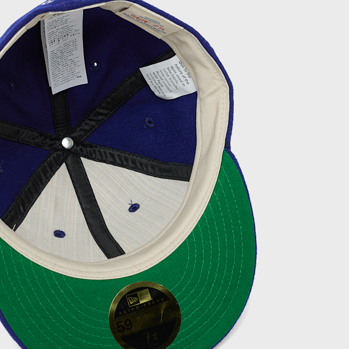 New Era x Fear of God Open Market MLB Logo Fitted Cap blauw 103030 3