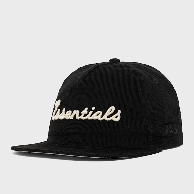 New Era x Fear of God Open Market Cord Snapback Cap zwart 103028 1