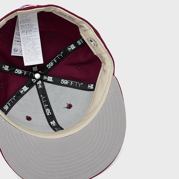 New Era x Fear of God Open Market MLB Logo Fitted Cap rot 103040 3