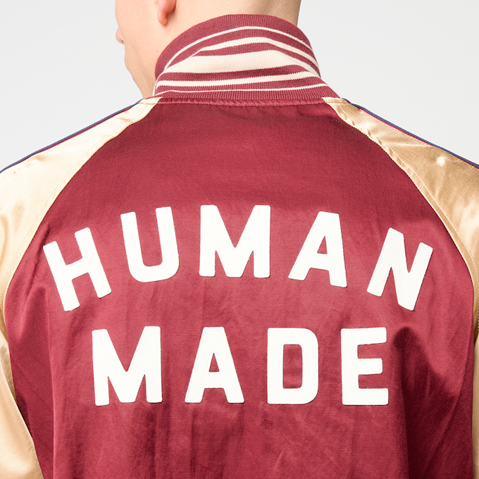 HUMAN MADE Reversible Satin Jacket red 103134 5