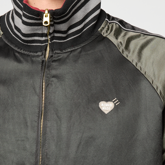 HUMAN MADE Reversible Satin Jacket rot 103134 7