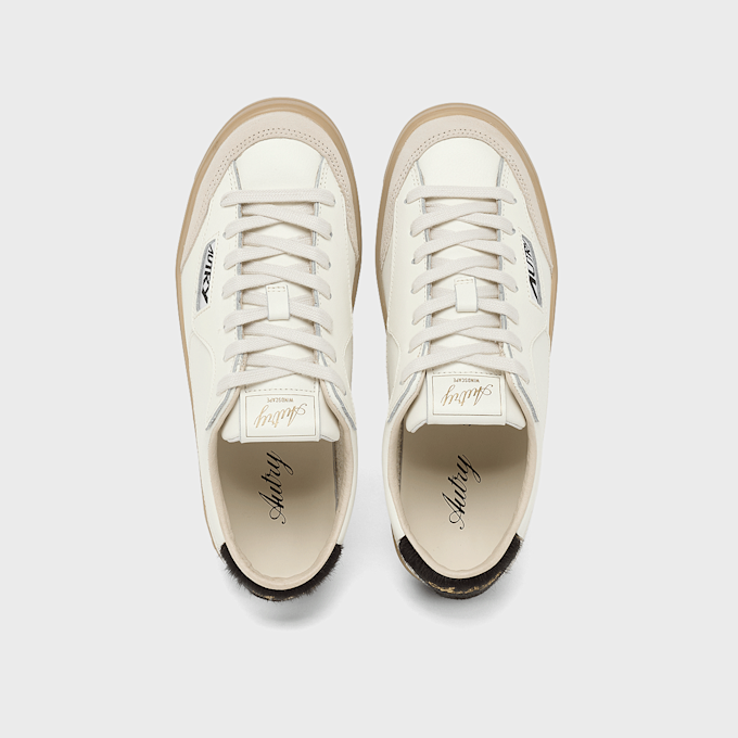 Autry Wmns Windscape Low Leather/Pony/Suede marshmallow/brown Beige 103190 4