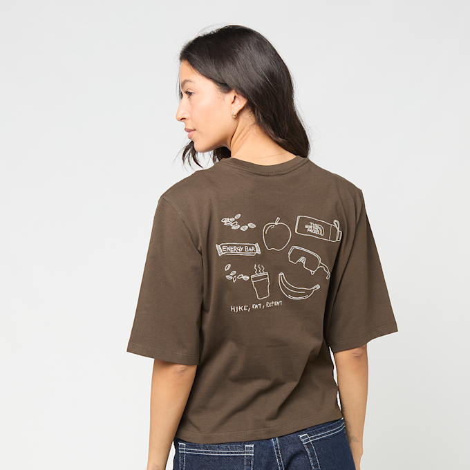 The North Face Wmns Hike Picnic Boxy Short-Sleeve Graphic T-Shirt brun 103260 3
