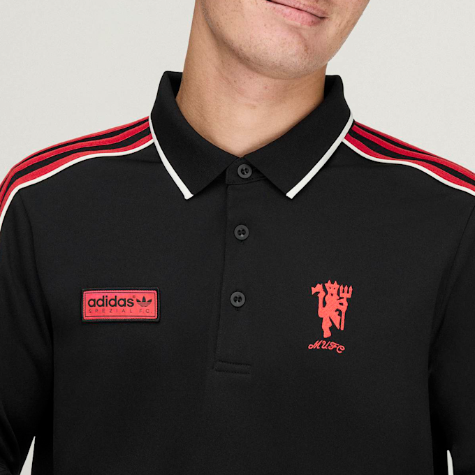 adidas Originals Manchester United FC Longsleeve Polo zwart 103917 4