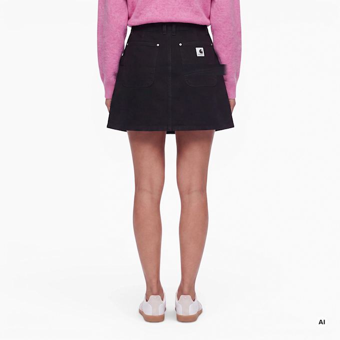 Carhartt WIP Wmns Billie Single Knee Skirt schwarz 104031 3