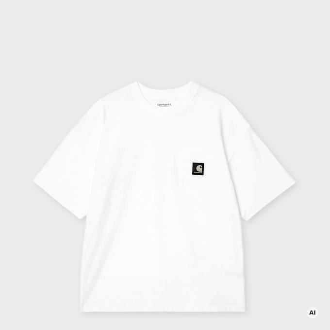 Carhartt WIP OG Loose Pocket T-Shirt Weiss 104051 1