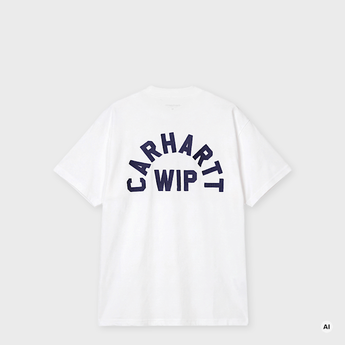 Carhartt WIP S/S Arch Script T-Shirt white 104065 1