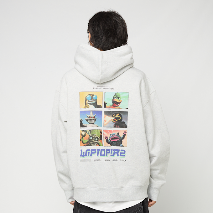 Carhartt WIP Hooded Wiptopia II gris 104091 3