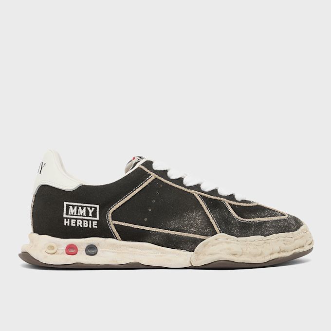Maison Mihara Yasuhiro Herbie Overdyed Suede Low Top Sneaker Grau 104128 2