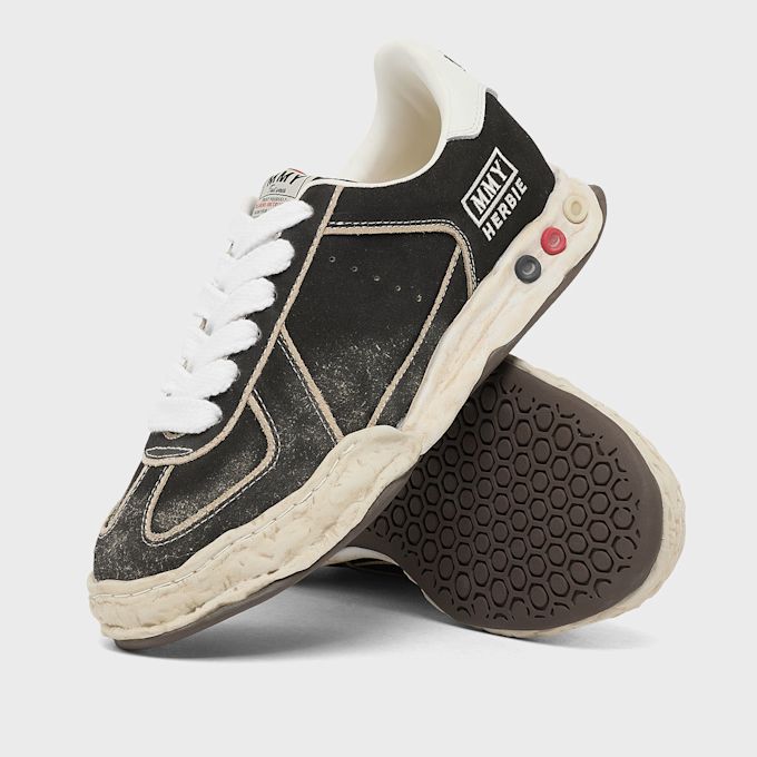 Maison Mihara Yasuhiro Herbie Overdyed Suede Low Top Sneaker gris 104128 7
