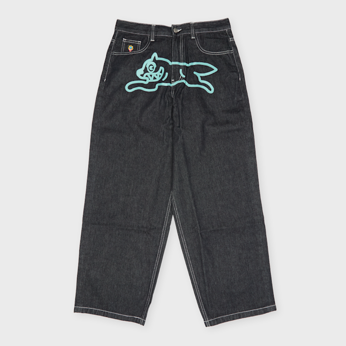 ICECREAM Triple Scoop Running Dog Denim Pants bleu 104133 1