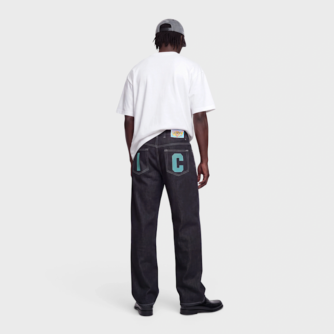 ICECREAM Triple Scoop Running Dog Denim Pants blue 104133 3