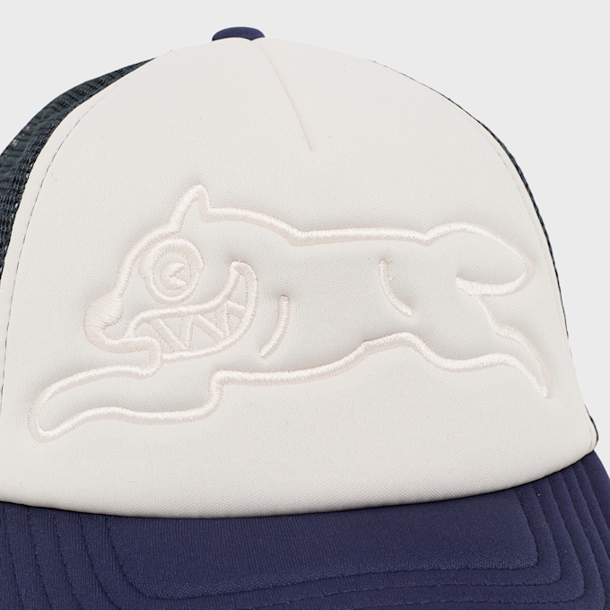 ICECREAM Running Dog Embossed Trucker Cap Blau 104141 4