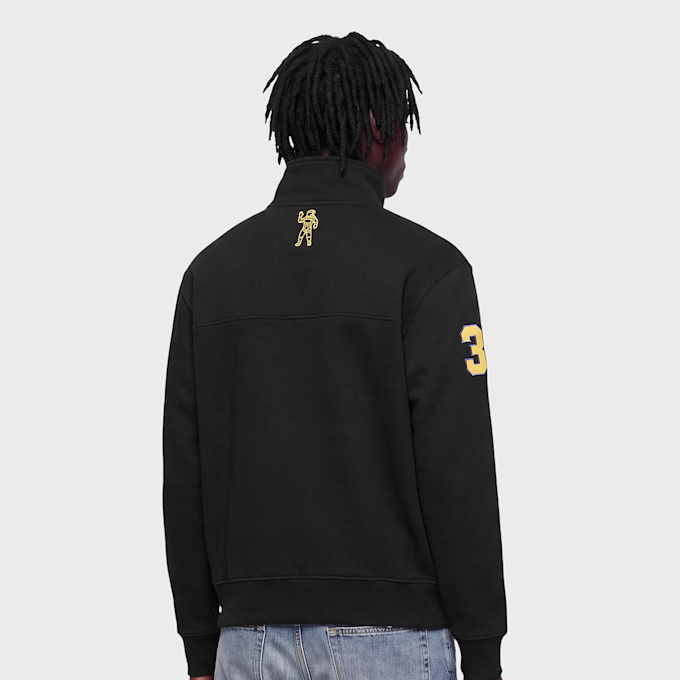 Billionaire Boys Club Script Panelled Quarter Zip Sweatshirt zwart 104151 3