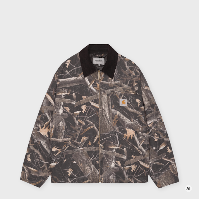 Carhartt WIP OG Detroit Jacket "Camo Feather Tree" camouflage 104190 1