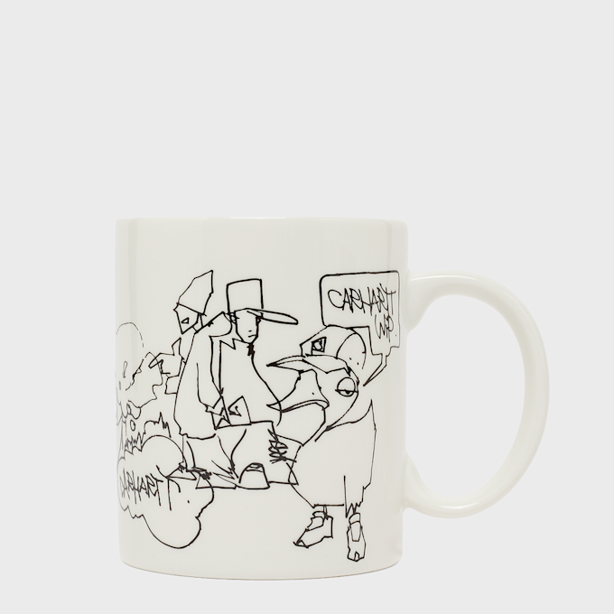 Carhartt WIP Blinkerfluid Mug Porcelain white/black noir 104229 2