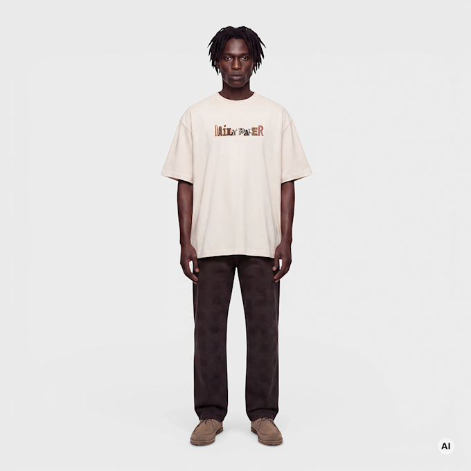 Daily Paper Paper Cut Out T-Shirt beige 104452 2