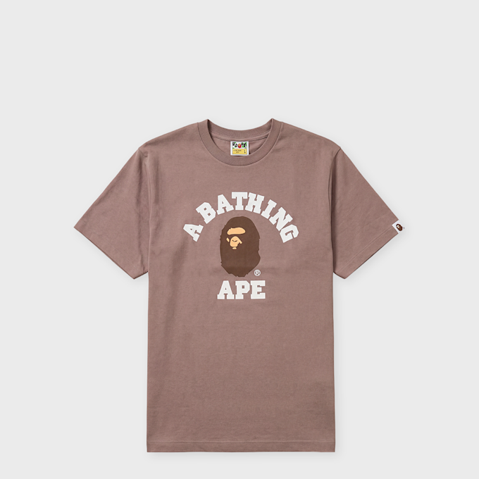 A Bathing Ape College Tee brown zwart 104936 1