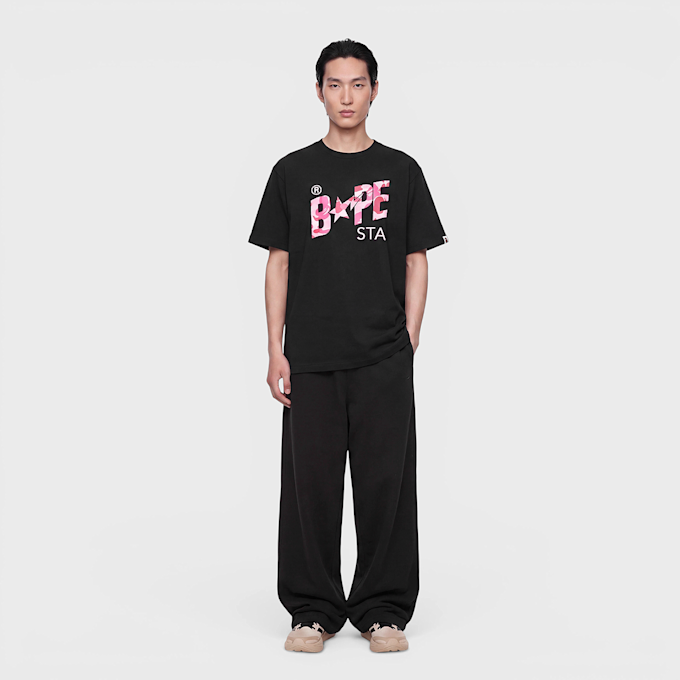 A Bathing Ape ABC Camo Bape Sta Tee black x pink black 104941 2