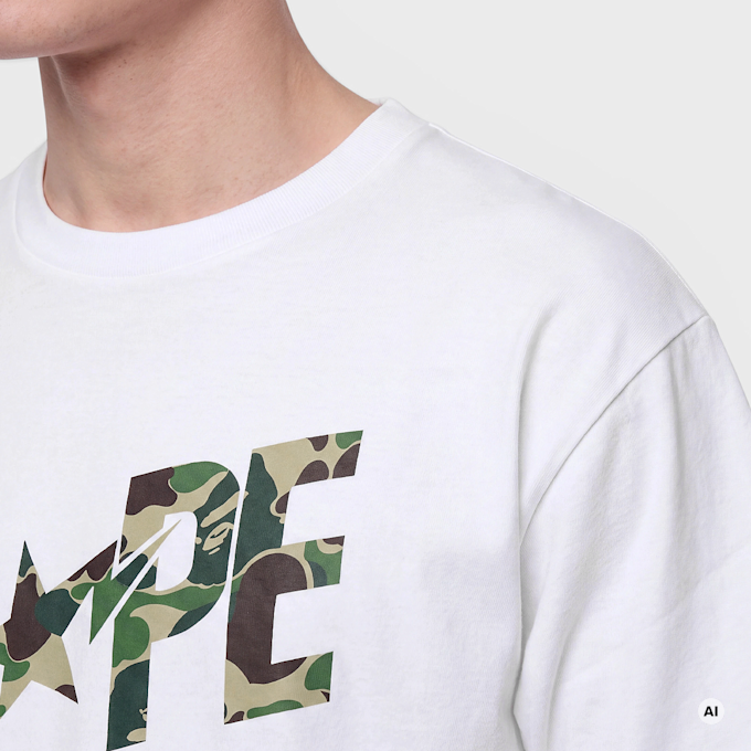 A Bathing Ape ABC Camo Bape Sta Tee wit 104945 4