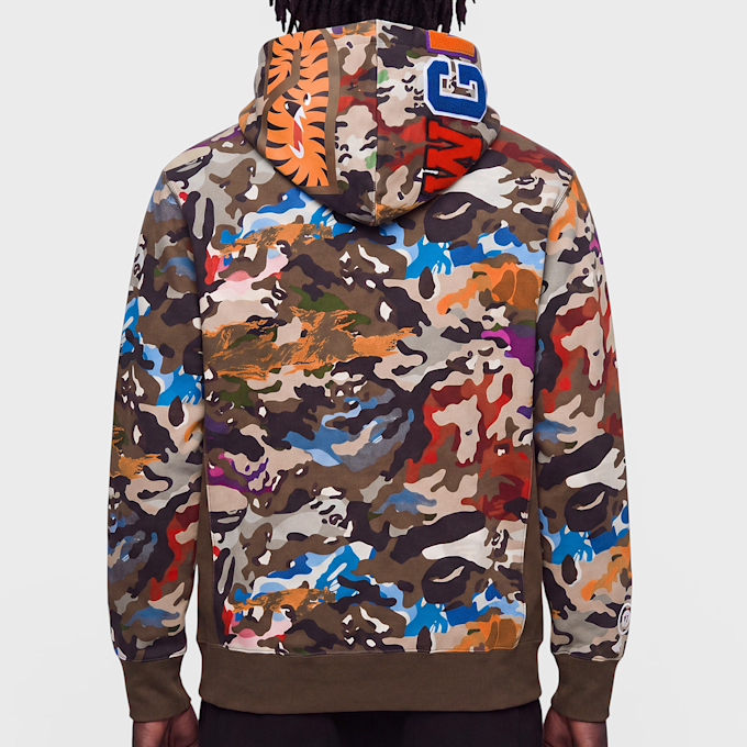 A Bathing Ape Hybrid Camo Shark Pullover Hoodie multi Undefined Color 104977 3