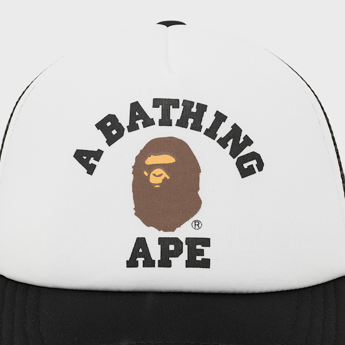 A Bathing Ape College Mesh Cap schwarz 105064 4