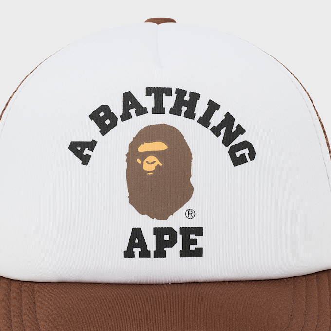 A Bathing Ape College Mesh Cap bruin 104989 4