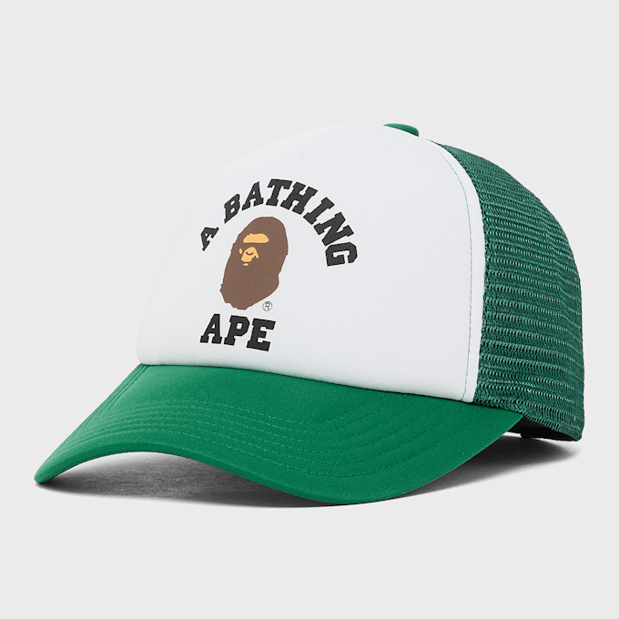 A Bathing Ape College Mesh Cap green Undefined Color 104990 1