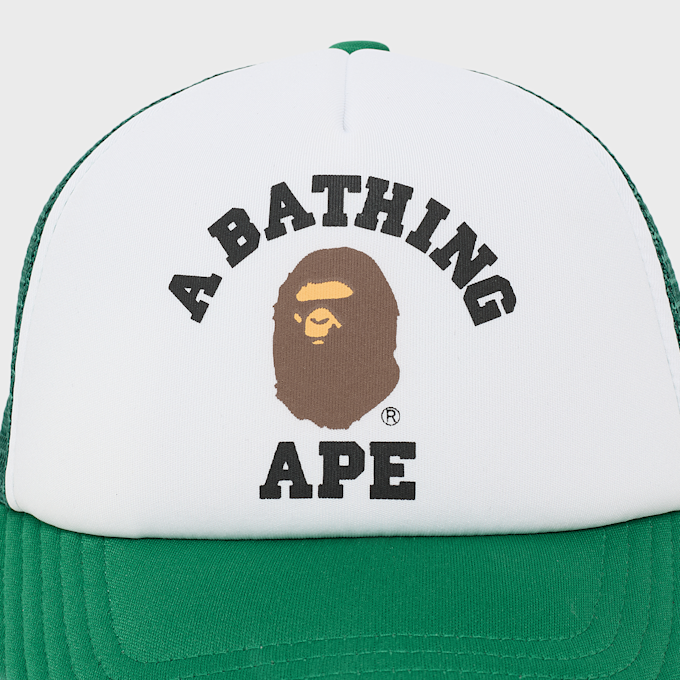 A Bathing Ape College Mesh Cap green Undefined Color 104990 4