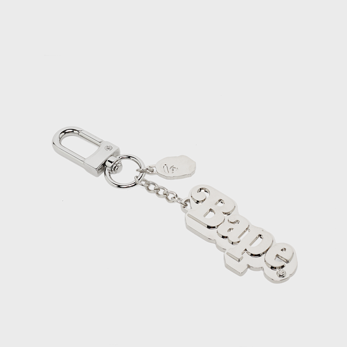 A Bathing Ape Logo Metal Keychain silver Undefinierte Farbe 105006 1