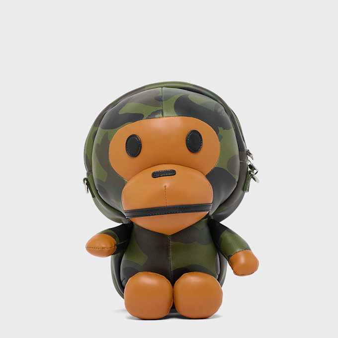 A Bathing Ape 1st Camo Baby Milo PU Shoulder Bag grün 105039 1