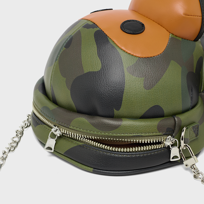 A Bathing Ape 1st Camo Baby Milo PU Shoulder Bag grün 105039 5