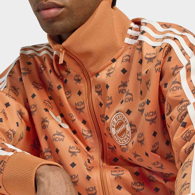 adidas Originals x FC Bayern Munich x MCM Track Top Orange 105174 3