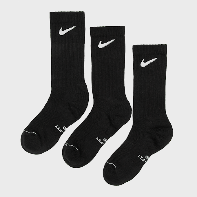Nike Everyday Lightweight Crew (3 Pack) black 105652 1