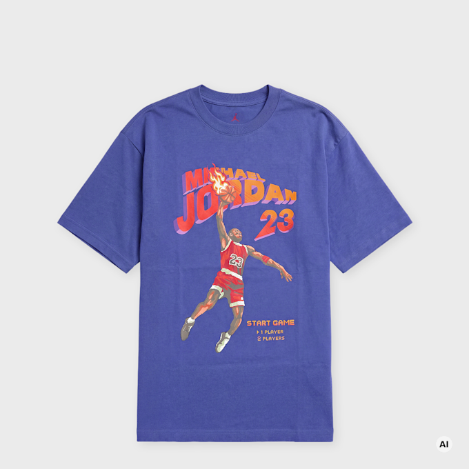 Jordan Brooklyn Graphic T-Shirt Lila 105677 1