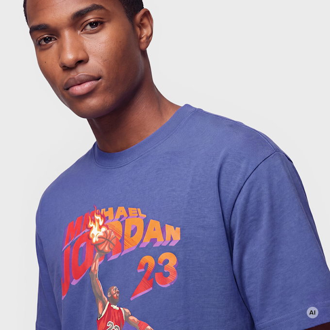 Jordan Brooklyn Graphic T-Shirt Lila 105677 3