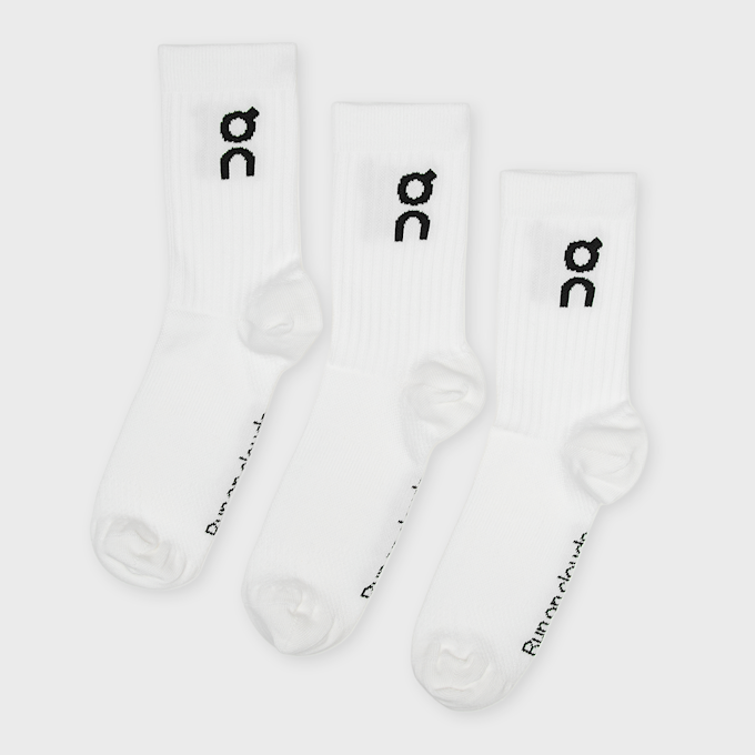 On Logo Sock High 3P blanc 105789 1