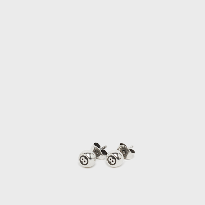 TwoJeys 8 Ball Earrings zilver 105907 1