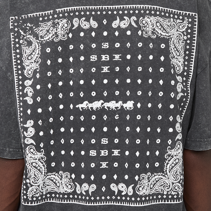 solebox Bandana Tee grijs 106135 5