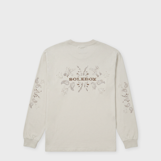 solebox Paisley Longsleeve beige 106136 1
