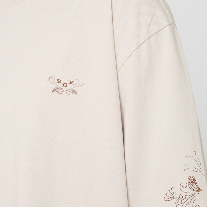 solebox Paisley Longsleeve beige 106136 4