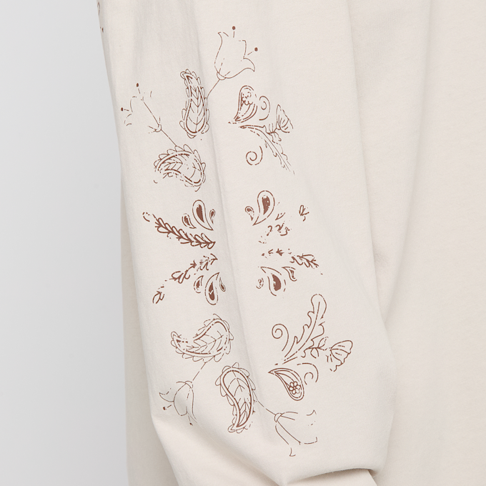 solebox Paisley Longsleeve beige 106136 5